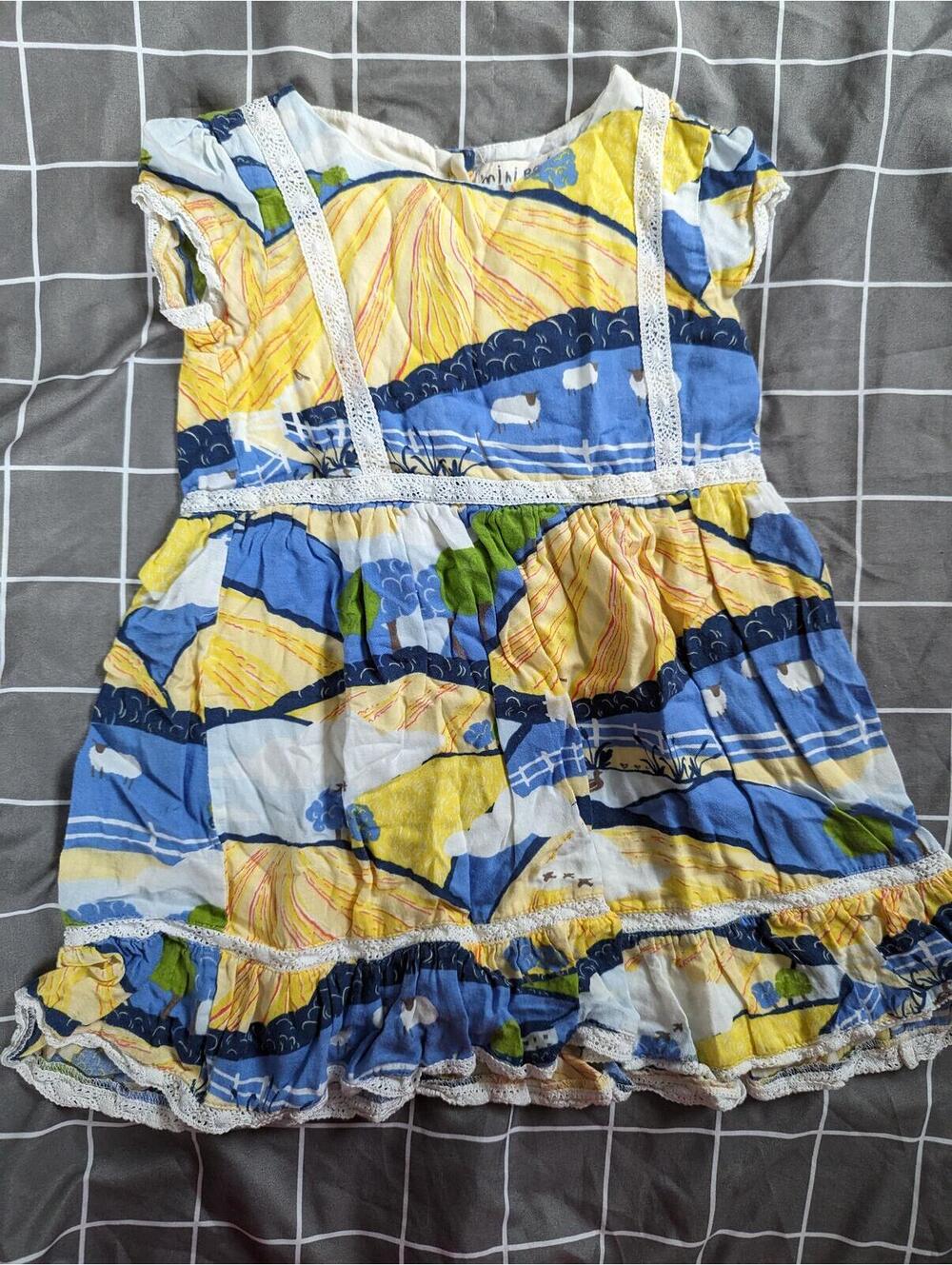 Boden sheep meadows dress